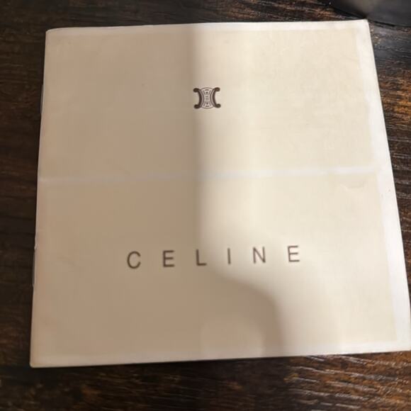 Celine Canvas Shoulder Bag Leather Strap Original Made in Italy W/COA - Picture 8 of 11